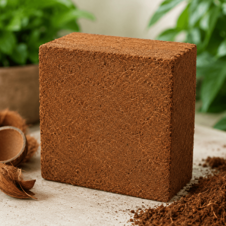 Coco Peat Block Close Up