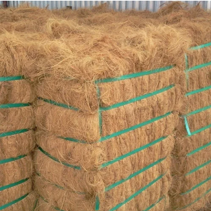 Coir Fiber Bales Stack